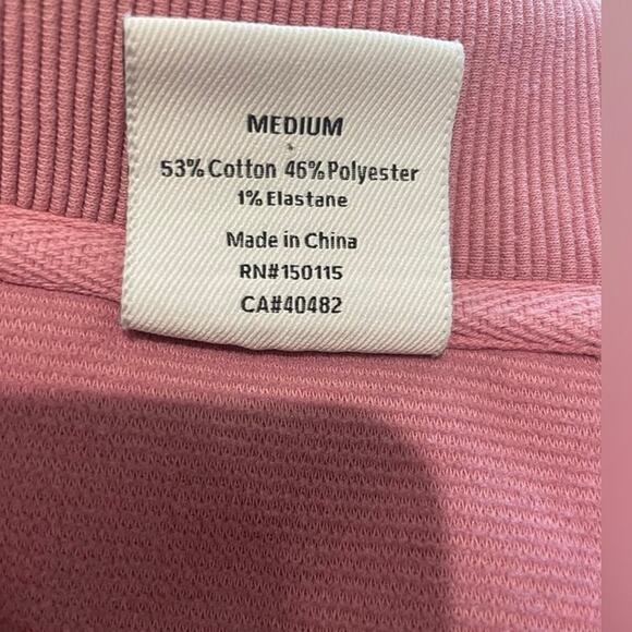 Varley Vine Zip Sweatshirt in Ribbed Mauve/ Rose/ Pink-‎ M - Picture 5 of 7